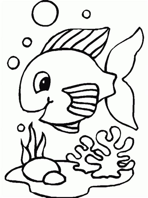 Sea Fish Coloring Pages - Coloring Home