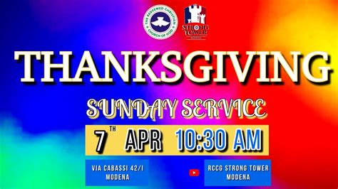 Rccg Thanksgiving Sunday Service 07042024 Youtube