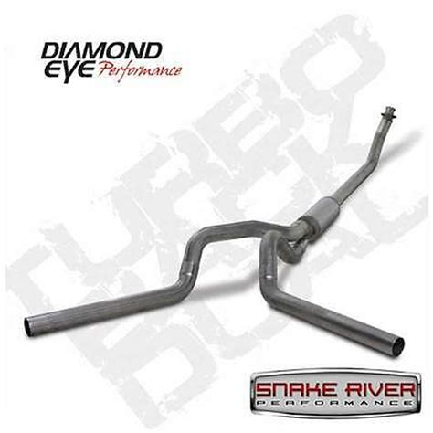 Diamond Eye 4 Dual Exhaust For 98 5 02 Dodge Ram Cummins Diesel 5 9l