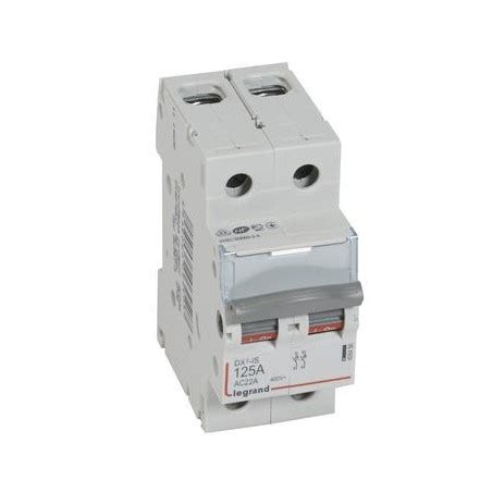 Interrupteur sectionneur DX³ IS 2P 400V 125A 2 modules MMEl