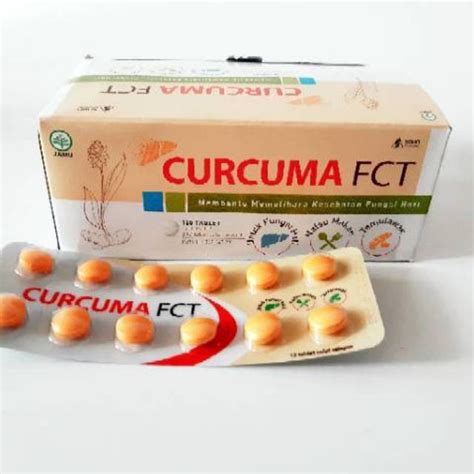 Jual Curcuma FCT Strip Isi 12 Tab Penambah Nafsu Makan Shopee Indonesia