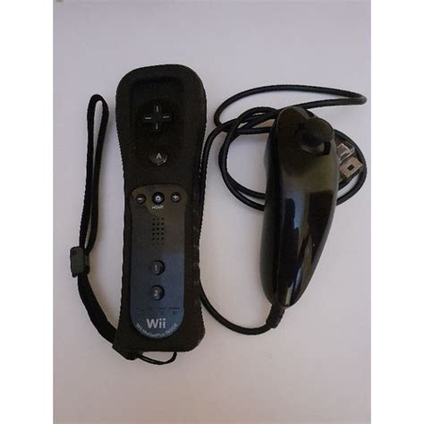 Controle Wii Remote Branco Original Motion Plus E Nunchuck Escorrega