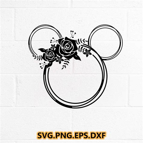 Minnie Flower Svg