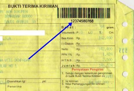 Halaman Unduh Untuk File Contoh Resi Pengiriman Yang Ke