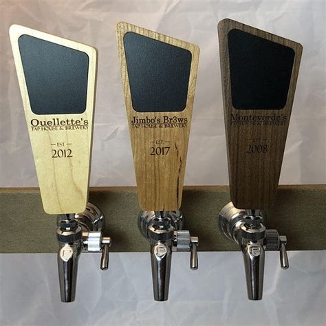 Personalized Chalk Board Tap Handle Custom Tap Handle Engraved Home Brewer Beer T