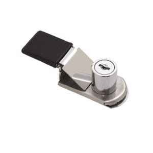 Crl Slgzr Chrome Slideguard Keyed Reinforced Door Lock For Glass