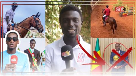 Inédit Babacar Samb Cavalier professionnel Champion du Sénégal Junior