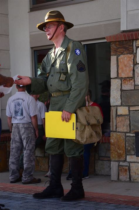 Competitor Dons Uniform to Represent 26th U.S. Cavalry During Inaugural ...