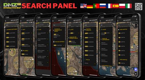 dmz interactive map update  wzhub search panel  keys pois