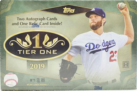 2019 Topps Tier One Baseball Hobby Box Da Card World