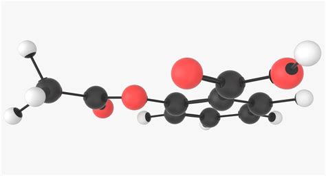 Aspirin Molecule 3D Model $29 - .fbx .max .obj - Free3D