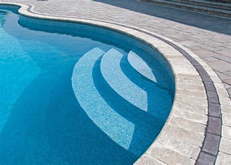 Vinyl Liner Pool Steps Blue Hawaiian Pools Of Michigan