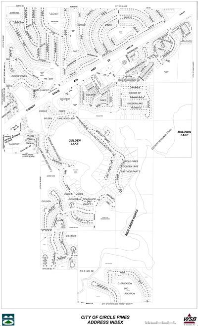 City Map Circle Pines Minnesota