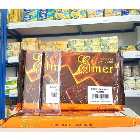 Elmer Dark Chocolate Compound 170Gr Dark Chocolate Elmer 170Gr Expired