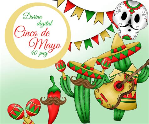 Cinco De Mayo Clipart By Digitaldesignsandart Thehungryjpeg