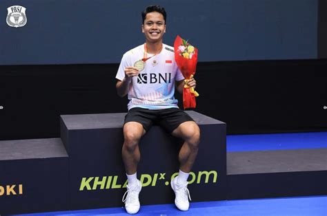 Media Jepang Kagum Lihat Aksi Anthony Ginting Yang Juara Tunggal Putra