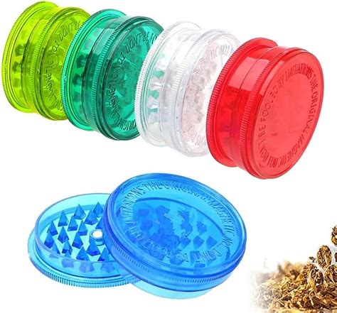 Plastic Herb Grinder Part Magnetic Shark Teeth Assorted Colours Mm