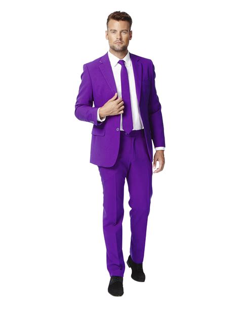 Opposuits™ Herren Anzug Mr Purple Prince Pink Mens Opposuits Slim