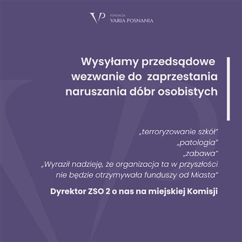 Wysy Amy Przeds Dowe Wezwanie O Zaprzestanie Naruszania D Br Osobistych