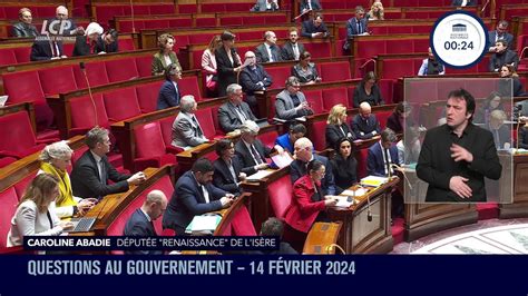 Replay La Chaîne parlementaire du 14 02 2024 Questions au