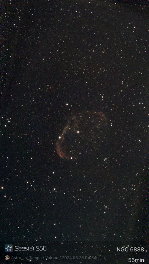 Ngc6888 The Crescent Nebula Seestar S50 Album Photo Gallery