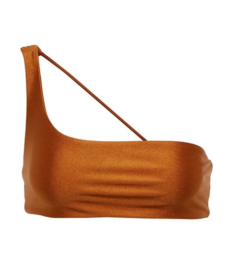 Jade Swim Apex One Shoulder Bikini Top Jade Swim
