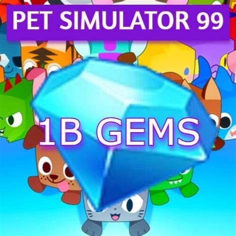 Pet Simulator 99 Gems Diamonds 💎 Cheap Ebay