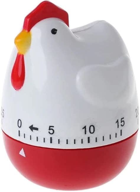 BESTonZON Küchentimer Cartoon Huhn Form Mechanisch 60 Minuten