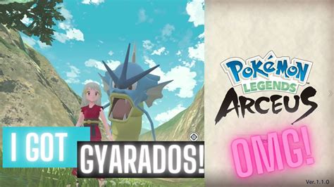 HOW TO CATCH GYARADOS Pokemon Legends Arceus Its Gonna Be Great