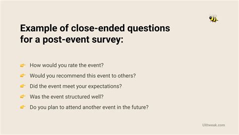 Post Event Survey Questions Template