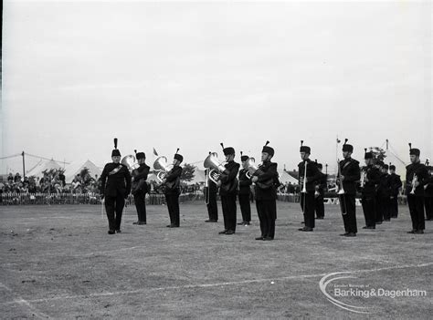 Dagenham Town Show 1965 Showing Bandsmen In Arena 1965 Barking And