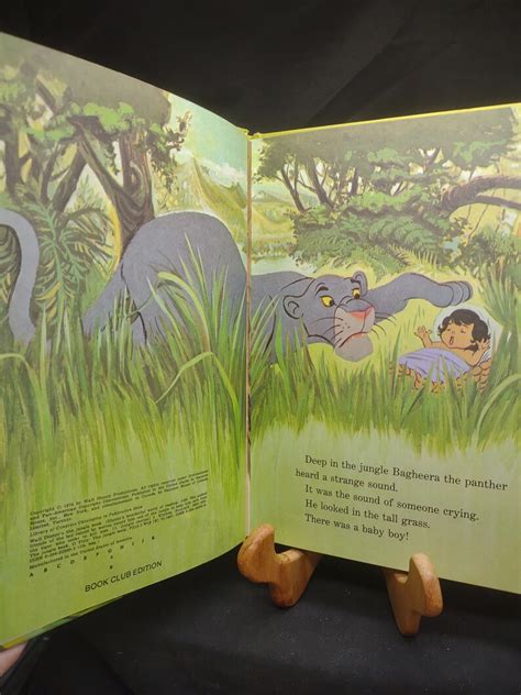 Walt Disney S The Jungle Book Hardcover Etsy