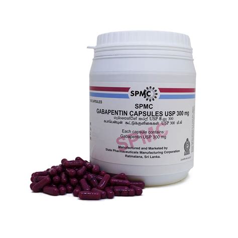 Gabapentin Capsules USP 300 Mg SPMC State Pharmaceuticals