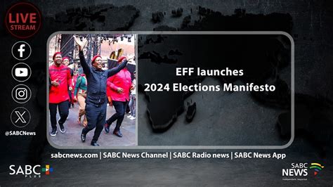 Eff Launches Its 2024 Elections Manifesto Youtube