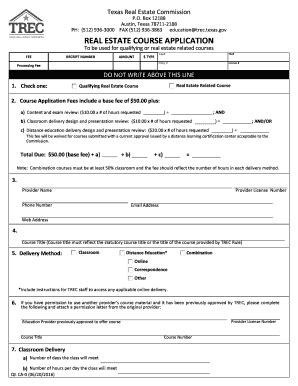 Tx Trec Qe Ca Fill And Sign Printable Template Online