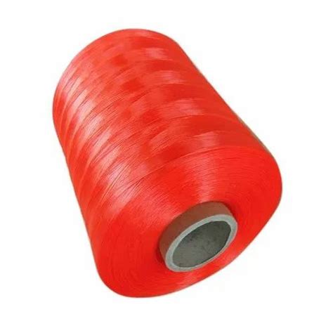 D K Red Ply Polyester Monofilament Textile Yarn Packaging Type Reel