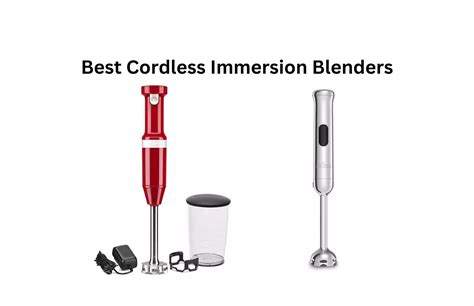 Best Cordless Immersion Blenders Compared For 2024 Flame Surfers