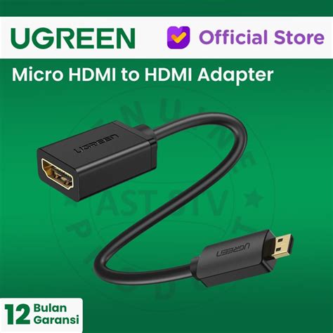 Jual Ugreen Micro Hdmi Male To Hdmi Female Adapter Shopee Indonesia