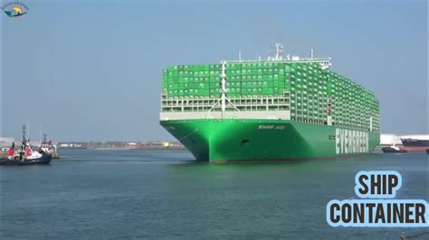 World Biggest Container Ship Ever Ace Maiden Call At Port Ship