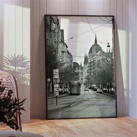 Quadro Decorativo Quadro Decorativo Ruas De Budapest Fotografia Preto E