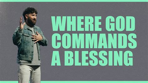 Where God Commands A Blessing Pastor Lyle Phillips Youtube