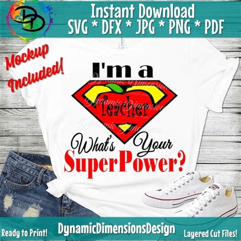 I Teach Superpower Etsy