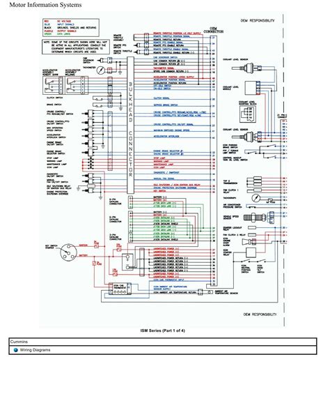 Cummins Truck ISM General Wiring Diagram Auto Repair Manual Forum