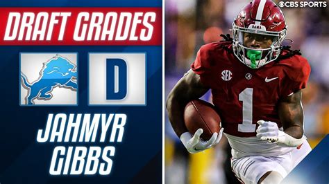 Lions Draft Running Back Standout In Jahmyr Gibbs With No 12 Pick