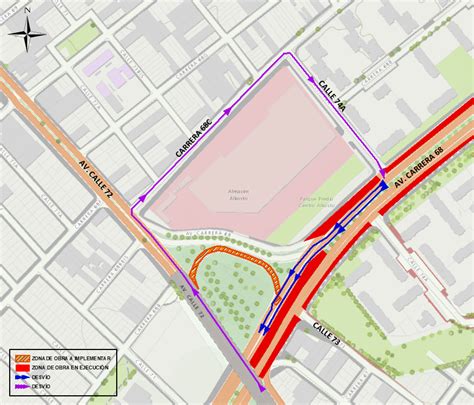 Movilidad Cierre De Un Carril En La Avenida Carrera 68 Con Calle 73