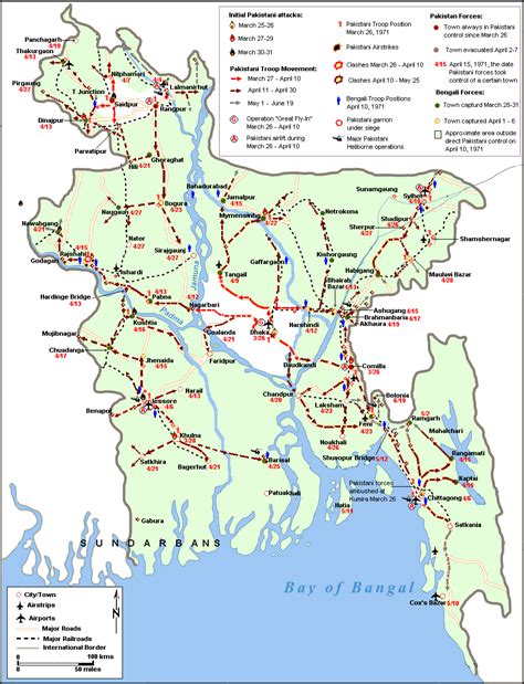 Victory Day Of BANGLADESH..::: Full Map of Liberation WAR