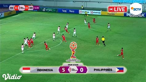 Live Sctv Timnas Indonesia U Vs Filipina U Laga Perdana