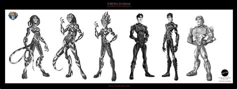 Battle Force 5 - Character Design - TORSTEN SCHRANK