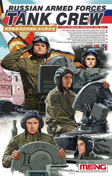 Meng Russian Armed Forces Tank Crew Traudls Modellbau