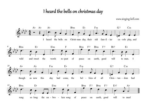 I Heard the Bells on Christmas Day : Singing Bell